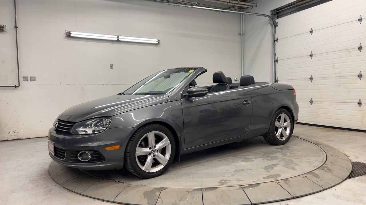 2012 Volkswagen Eos 2.0T COUPE SUNROOF CONVERTIBLE HARD-TOP | LEATHER Photo3