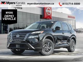 <b>Alloy Wheels,  Heated Seats,  Heated Steering Wheel,  Mobile Hotspot,  Remote Start!</b><br> <br> <br> <br>  Thrilling power when you need it and long distance efficiency when you dont, this 2024 Rogue has it all covered. <br> <br>Nissan was out for more than designing a good crossover in this 2024 Rogue. They were designing an experience. Whether your adventure takes you on a winding mountain path or finding the secrets within the city limits, this Rogue is up for it all. Spirited and refined with space for all your cargo and the biggest personalities, this Rogue is an easy choice for your next family vehicle.<br> <br> This black SUV  has an automatic transmission and is powered by a  201HP 1.5L 3 Cylinder Engine.<br> <br> Our Rogues trim level is S. Standard features on this Rogue S include heated front heats, a heated leather steering wheel, mobile hotspot internet access, proximity key with remote engine start, dual-zone climate control, and an 8-inch infotainment screen with Apple CarPlay, and Android Auto. Safety features also include lane departure warning, blind spot detection, front and rear collision mitigation, and rear parking sensors. This vehicle has been upgraded with the following features: Alloy Wheels,  Heated Seats,  Heated Steering Wheel,  Mobile Hotspot,  Remote Start,  Lane Departure Warning,  Blind Spot Warning.  This is a demonstrator vehicle driven by a member of our staff, so we can offer a great deal on it.<br><br> <br/>    5.74% financing for 84 months. <br> Payments from <b>$556.43</b> monthly with $0 down for 84 months @ 5.74% APR O.A.C. ( Plus applicable taxes -  $621 Administration fee included. Licensing not included.    ).  Incentives expire 2024-04-30.  See dealer for details. <br> <br><br> Come by and check out our fleet of 40+ used cars and trucks and 80+ new cars and trucks for sale in Kanata.  o~o
