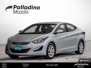 Used 2014 Hyundai Elantra GL  - NEW FRONT BRAKES - CLEAN HISTORY for sale in Sudbury, ON