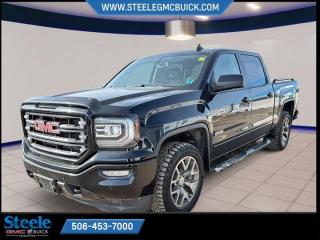 New Price!Onyx Black 2018 GMC Sierra 1500 SLT | FOR SALE IN FREDERICTON | 4WD 6-Speed Automatic Electronic with Overdrive EcoTec3 5.3L V8* Market Value Pricing *, 6-Speed Automatic Electronic with Overdrive, 4WD, Leather.GM Certified Details:* 24/7 roadside assistance for 3 months or 5,000 km (whichever comes first)* 3 months or 5,000 kilometres (whichever comes first) which can be extended or upgraded to an even more comprehensive Certified Pre-Owned Vehicle Protection Plan* 4.99% Financing for 24 Months On Eligible Certified Pre-Owned Models 24 Months - 4.99% 36 Months - 6.49% 48 Months - 6.49% 60 Months - 6.99% 72 Months - 6.99% 84 Months - 6.99%* Exchange policy is 30 days or 2,500 kilometres, whichever comes first* 150+ Point Inspection* Current students, recent graduates and full/part-time students eligible for $500 student bonus offer on the purchase of an eligible certified pre-owned vehicle. Offer valid from January 4, 2023 - January 2, 2024. Certified PRE-OWNED OFFERS FOR CANADIAN NEWCOMERS. To make Canada feel more like home, were offering $500 off any eligible Certified Pre-Owned Chevrolet, Buick or GMC vehicle as a welcoming gift. Free 3-month SiriusXM Trial. 1-month OnStar Trial. GM Owner Centre and Mobile AppSteele GMC Buick Fredericton offers the full selection of GMC Trucks including the Canyon, Sierra 1500, Sierra 2500HD & Sierra 3500HD in addition to our other new GMC and new Buick sedans and SUVs. Our Finance Department at Steele GMC Buick are well-versed in dealing with every type of credit situation, including past bankruptcy, so all customers can have confidence when shopping with us!Steele Auto Group is the most diversified group of automobile dealerships in Atlantic Canada, with 47 dealerships selling 27 brands and an employee base of well over 2300.