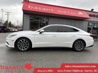 Used 2021 Hyundai Sonata 1.6T, Luxury, PanoRoof, 360° Cam, Low KMs, Leather for sale in Surrey, BC