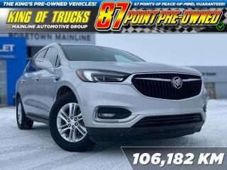 Buick offers a luxurious three-row SUV at a great value with the Enclave. This 2018 Buick Enclave is for sale today in Rosetown. This SUV has 106,182 kms. Its quicksilver metallic in colour . It has a 9 speed automatic transmission and is powered by a 3.6L V6 Cylinder Engine. It may have some remaining factory warranty, please check with dealer for details. <br> <br/><br>Contact our Sales Department today by: <br><br>Phone: 1 (306) 882-2691 <br><br>Text: 1-306-800-5376 <br><br>- Want to trade your vehicle? Make the drive and well have it professionally appraised, for FREE! <br><br>- Financing available! Onsite credit specialists on hand to serve you! <br><br>- Apply online for financing! <br><br>- Professional, courteous and friendly staff are ready to help you get into your dream ride! <br><br>- Call today to book your test drive! <br><br>- HUGE selection of new GMC, Buick and Chevy Vehicles! <br><br>- Fully equipped service shop with GM certified technicians <br><br>- Full Service Quick Lube Bay! Drive up. Drive in. Drive out! <br><br>- Best Oil Change in Saskatchewan! <br><br>- Oil changes for all makes and models including GMC, Buick, Chevrolet, Ford, Dodge, Ram, Kia, Toyota, Hyundai, Honda, Chrysler, Jeep, Audi, BMW, and more! <br><br>- Rosetowns ONLY Quick Lube Oil Change! <br><br>- 24/7 Touchless car wash <br><br>- Fully stocked parts department featuring a large line of in-stock winter tires! <br> <br><br><br>Rosetown Mainline Motor Products, also known as Mainline Motors is Saskatchewans #1 Selling Rural GMC, Buick, and Chevrolet dealer, featuring Chevy Silverado, GMC Sierra, Buick Enclave, Chevy Traverse, Chevy Equinox, Chevy Cruze, GMC Acadia, GMC Terrain, and pre-owned Chevy, GMC, Buick, Ford, Dodge, Ram, and more, proudly serving Saskatchewan. As part of the Mainline Motors Group of Dealerships in Western Canada, we are also committed to servicing customers anywhere in Western Canada! Weve got a huge selection of cars, trucks, and crossover SUVs, so if youre looking for your next new GMC, Buick, Chev or any brand on a used vehicle, dont hesitate to contact us online, give us a call at 1 (306) 882-2691 or swing by our dealership at 506 Hyw 7 W in Rosetown, Saskatchewan. We look forward to getting you rolling in your next new or used vehicle! <br> <br><br><br>* Vehicles may not be exactly as shown. Contact dealer for specific model photos. Pricing and availability subject to change. All pricing is cash price including fees. Taxes to be paid by the purchaser. While great effort is made to ensure the accuracy of the information on this site, errors do occur so please verify information with a customer service rep. This is easily done by calling us at 1 (306) 882-2691 or by visiting us at the dealership. <br><br> Come by and check out our fleet of 60+ used cars and trucks and 140+ new cars and trucks for sale in Rosetown. o~o