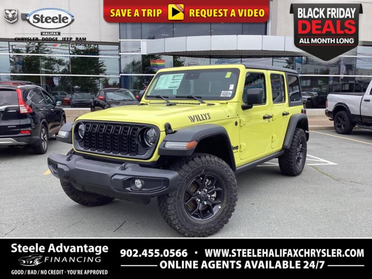 New 2024 Jeep Wrangler Willys for sale in Halifax, NS