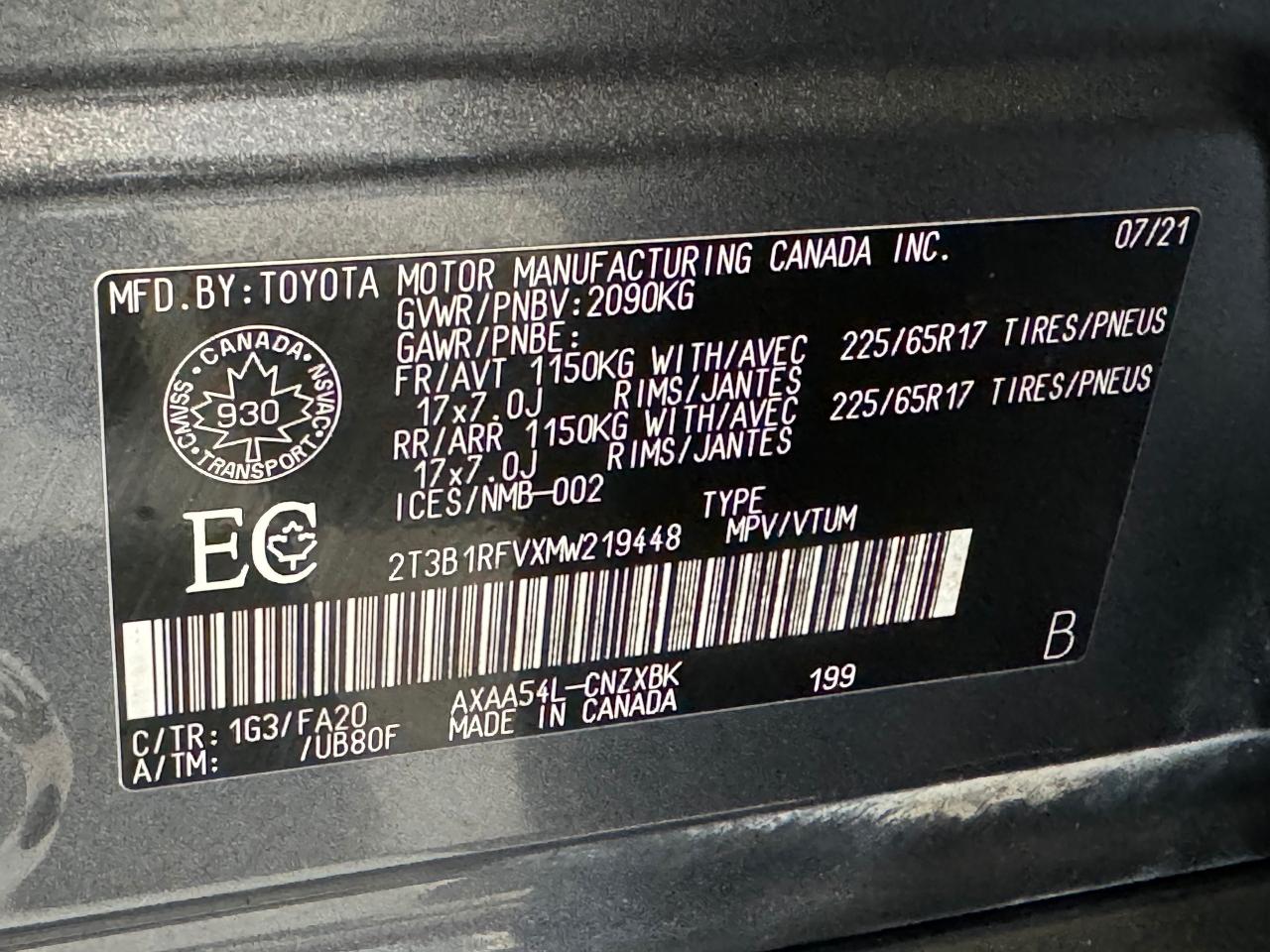 2021 Toyota RAV4 LE AWD+ApplePlay+Adaptive Cruise+CLEAN CARFAX - Photo #41