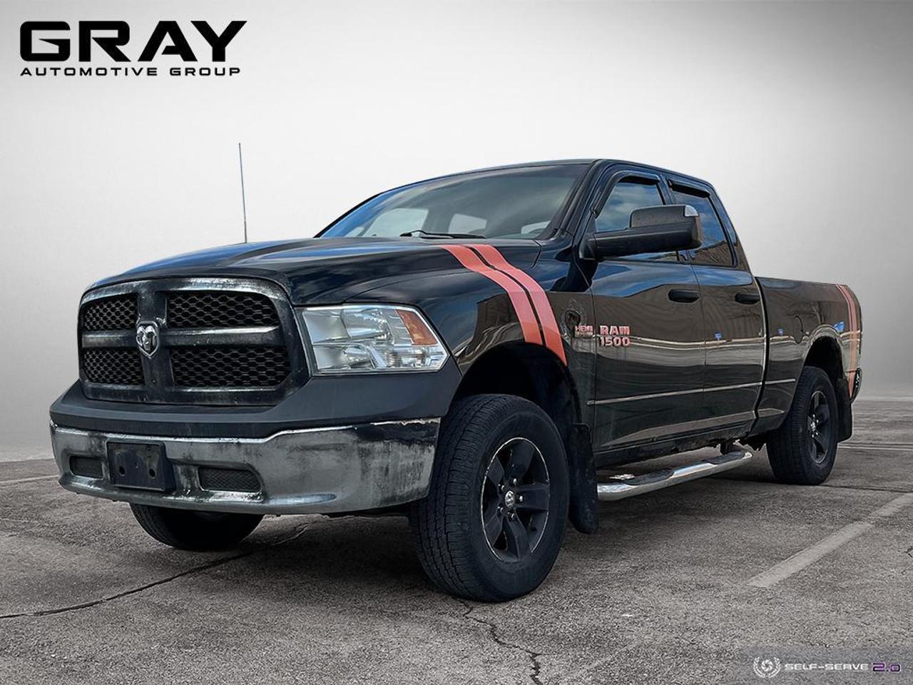 <p>This 5.7L V8 Ram 1500 is a part of our As is Inventory. Any As Is &nbsp;vehicle we sell may goes through a lengthy driving test to make sure theyre in good mechanical condition ie. no major engine or transmission issues. They do need some TLC and may need regular consumables brakes/tires etc to get safetied. The you certify you save slogan actually does apply here as this 5.7L Hemi can be had for under 10k! Inspections and test drives are always welcome, just give us a heads up as this truck may be stored at our secondary lot. As Is financing programs are also available.</p><p>&nbsp;</p><p>$192.32 bi-weekly@ 9.99%!!</p><p>&nbsp;</p><p>*Payments displayed are as per the listing price on a 60 month term OAC with a downpayment of $4150.00. Interest rates may vary as per the age and mileage of the vehicle. Mileage recorded at time of listing. A finance admin fee of $899 will apply for older and/or high mileage vehicles as per third party lender requirements. Taxes and license are not included in listing price, and will be due on delivery or added on to financing (OAC).</p><p>&nbsp;</p><p>The following statement is as per OMVIC regulations: this vehicle is being sold as is, unfit, not e-tested and not represented as being in roadworthy condition, mechanically sound or maintained at any guaranteed level of quality. The vehicle may not be fit for use as a means of transportation and may require substantial repairs at the purchasers expense. It may not be possible to register the vehicle to be driven in its current condition.</p><p>&nbsp;</p><p>To book a test drive or to come see the vehicle in person, please email us at info@grayautomotivegroup.com to make sure its still available.</p><p>&nbsp;</p><p>No hidden fees. HST and licensing extra.</p><p>Financing available at competitive rates.</p><p>Trade-Ins Welcome!</p>