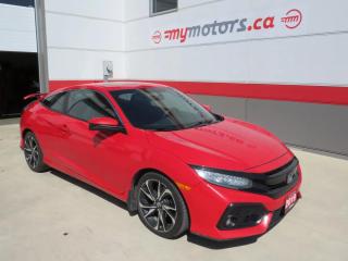 2019 Honda Civic SI    **6SPD MANUAL TRANSMISSION**ALLOY WHEELS**FOG LIGHTS**SUNROOF**BLUETOOTH**CRUISE**AUTO HEADLIGHTS**PUSH BUTTON START**HEATED SEATS** DUAL CLIMATE CONTROL**WIRELESS PHONE CHARGER**NAVIGATION**BACKUP CAMERA**      *** VEHICLE COMES CERTIFIED/DETAILED *** NO HIDDEN FEES *** FINANCING OPTIONS AVAILABLE - WE DEAL WITH ALL MAJOR BANKS JUST LIKE BIG BRAND DEALERS!! ***     HOURS: MONDAY - WEDNESDAY & FRIDAY 8:00AM-5:00PM - THURSDAY 8:00AM-7:00PM - SATURDAY 8:00AM-1:00PM    ADDRESS: 7 ROUSE STREET W, TILLSONBURG, N4G 5T5