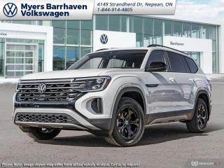 <b>Cooled Seats,  Heated Steering Wheel,  Mobile Hotspot,  Remote Start,  Power Liftgate!</b><br> <br> <br> <br>  Go the distance with this 2024 Volkswagen Atlas, featuring rugged engineering and a refined driving experience. <br> <br>This 2024 Volkswagen Atlas is a premium family hauler that offers voluminous space for occupants and cargo, comfort, sophisticated safety and driver-assist technology. The exterior sports a bold design, with an imposing front grille, coherent body lines, and a muscular stance. On the inside, trim pieces are crafted with premium materials and carefully put together to ensure rugged build quality, with straightforward control layouts, ergonomic seats, and an abundance of storage space. With a bevy of standard safety technology that inspires confidence, this 2024 Volkswagen Atlas is an excellent option for a versatile and capable family SUV.<br> <br> This pure white SUV  has an automatic transmission and is powered by a  2.0L engine.<br> <br> Our Atlass trim level is Peak Edition 2.0 TSI. This Peak Edition trim features Magnum alloy wheels and unique exterior styling, and comes standard with a power liftgate for rear cargo access, heated and ventilated front seats, a heated steering wheel, remote engine start, adaptive cruise control, and a 12-inch infotainment system with Car-Net mobile hotspot internet access, Apple CarPlay and Android Auto. Safety features also include blind spot detection, lane keeping assist with lane departure warning, front and rear collision mitigation, park distance control, and autonomous emergency braking. This vehicle has been upgraded with the following features: Cooled Seats,  Heated Steering Wheel,  Mobile Hotspot,  Remote Start,  Power Liftgate,  Adaptive Cruise Control,  Blind Spot Detection. <br><br> <br>To apply right now for financing use this link : <a href=https://www.barrhavenvw.ca/en/form/new/financing-request-step-1/44 target=_blank>https://www.barrhavenvw.ca/en/form/new/financing-request-step-1/44</a><br><br> <br/>    5.99% financing for 84 months. <br> Buy this vehicle now for the lowest bi-weekly payment of <b>$398.19</b> with $0 down for 84 months @ 5.99% APR O.A.C. ( Plus applicable taxes -  $840 Documentation fee. Cash purchase selling price includes: Tire Stewardship ($20.00), OMVIC Fee ($10.00). (HST) are extra. </br>(HST), licence, insurance & registration not included </br>    ).  Incentives expire 2024-04-30.  See dealer for details. <br> <br> <br>LEASING:<br><br>Estimated Lease Payment: $332 bi-weekly <br>Payment based on 5.49% lease financing for 60 months with $0 down payment on approved credit. Total obligation $43,164. Mileage allowance of 16,000 KM/year. Offer expires 2024-04-30.<br><br><br>We are your premier Volkswagen dealership in the region. If youre looking for a new Volkswagen or a car, check out Barrhaven Volkswagens new, pre-owned, and certified pre-owned Volkswagen inventories. We have the complete lineup of new Volkswagen vehicles in stock like the GTI, Golf R, Jetta, Tiguan, Atlas Cross Sport, Volkswagen ID.4 electric vehicle, and Atlas. If you cant find the Volkswagen model youre looking for in the colour that you want, feel free to contact us and well be happy to find it for you. If youre in the market for pre-owned cars, make sure you check out our inventory. If you see a car that you like, contact 844-914-4805 to schedule a test drive.<br> Come by and check out our fleet of 20+ used cars and trucks and 50+ new cars and trucks for sale in Nepean.  o~o