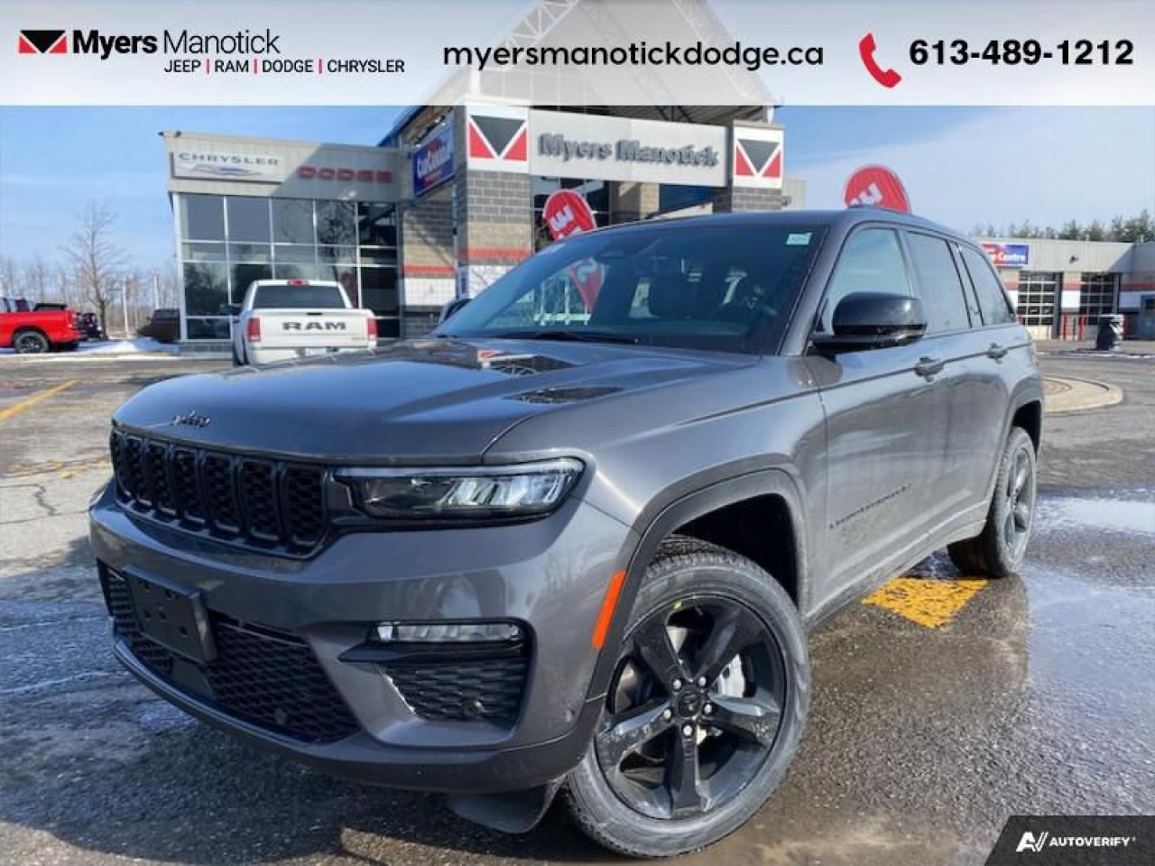 New 2024 Jeep Grand Cherokee Limited  - Sunroof - $213.89 /Wk for sale in Ottawa, ON