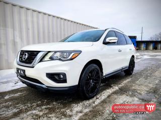 Used 2017 Nissan Pathfinder Platinum 4WD Certified 7 Seater Loaded Extended Wa for sale in Orillia, ON