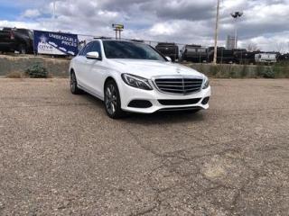 Used 2017 Mercedes-Benz C-Class SUNROOF, NAV, AWD, BLIND SPOT, TURBO, #186 for sale in Medicine Hat, AB