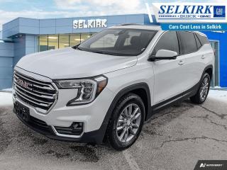 <b>Leather Seats,  Heated Steering Wheel,  Power Liftgate,  Heated Seats,  Apple CarPlay!</b><br> <br> <br> <br>  This 2024 Terrain is an exceptionally capable SUV ready to take on your urban demands. <br> <br>From endless details that drastically improve this SUVs usability, to striking style and amazing capability, this 2024 Terrain is exactly what you expect from a GMC SUV. The interior has a clean design, with upscale materials like soft-touch surfaces and premium trim. You cant go wrong with this SUV for all your family hauling needs.<br> <br> This white frost tricoat SUV  has a 9 speed automatic transmission and is powered by a  175HP 1.5L 4 Cylinder Engine.<br> <br> Our Terrains trim level is SLT. Stepping up to this loaded Terrain SLT is a great choice as it comes loaded with leather front seats with memory settings, a large colour touchscreen infotainment system featuring wireless Apple CarPlay, Android Auto and SiriusXM plus its also 4G LTE hotspot capable. This Terrain SLT also includes a power rear liftgate, stylish aluminum wheels, a leather-wrapped steering wheel, Teen Driver technology, a remote engine starter, an HD rear vision camera, lane keep assist with lane departure warning, forward collision alert, LED signature lighting, StabiliTrak with hill descent control, power driver and passenger seats and a 60/40 split-folding rear seat to make hauling large items a breeze. This vehicle has been upgraded with the following features: Leather Seats,  Heated Steering Wheel,  Power Liftgate,  Heated Seats,  Apple Carplay,  Android Auto,  Remote Start. <br><br> <br>To apply right now for financing use this link : <a href=https://www.selkirkchevrolet.com/pre-qualify-for-financing/ target=_blank>https://www.selkirkchevrolet.com/pre-qualify-for-financing/</a><br><br> <br/>    Incentives expire 2024-04-30.  See dealer for details. <br> <br>Selkirk Chevrolet Buick GMC Ltd carries an impressive selection of new and pre-owned cars, crossovers and SUVs. No matter what vehicle you might have in mind, weve got the perfect fit for you. If youre looking to lease your next vehicle or finance it, we have competitive specials for you. We also have an extensive collection of quality pre-owned and certified vehicles at affordable prices. Winnipeg GMC, Chevrolet and Buick shoppers can visit us in Selkirk for all their automotive needs today! We are located at 1010 MANITOBA AVE SELKIRK, MB R1A 3T7 or via phone at 204-482-1010.<br> Come by and check out our fleet of 80+ used cars and trucks and 210+ new cars and trucks for sale in Selkirk.  o~o
