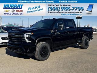 You are going to love our diesel-powered 2024 Chevrolet Silverado 3500 High Country Crew Cab 4X4, which is highly capable and downright luxurious in Black! Motivated by a TurboCharged 6.6 Liter DuraMax Diesel V8 serving up 470hp and 975lb-ft of torque to a 10 Speed Allison Automatic transmission for muscular performance, especially when pulling. This Four Wheel Drive truck also inspires confidence with Digital Variable Steering and a bold design. Our Silverado is a stunner with LED lighting, fog lamps, 20-inch alloy wheels, chrome assist steps, a spray-on bedliner, cargo-bed lighting, power trailering mirrors, and a power tailgate. Master every mile in comfort with our High Country cabin thanks to heated/ventilated leather power front and heated rear seats, a heated-wrapped steering wheel, dual-zone automatic climate control, a powered rear window, remote start, 120V power outlets, and keyless access/ignition. The digital dash delivers a 13.4-inch touchscreen, a 12.3-inch driver display, wireless charging, wireless Android Auto®/Apple CarPlay®, WiFi compatibility, Bluetooth®, and Bose audio. Chevrolet takes an intelligent approach to safety with trailer blind-spot monitoring, forward collision warning, HD surround vision, a bed-view camera, parking sensors, automatic braking, hitch guidance, and more. Strong and strongly recommended, our Silverado 3500 High Country is one terrific truck! Save this Page and Call for Availability. We Know You Will Enjoy Your Test Drive Towards Ownership!