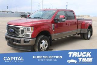Used 2022 Ford F-350 Diesel King Ranch SuperCrew   **One Owner, Leather, Navigation, Sunroof, Dual Rear Wheels** for sale in Regina, SK