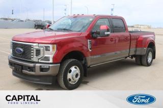 Used 2022 Ford F-350 Diesel King Ranch SuperCrew   **One Owner, Leather, Navigation, Sunroof, Dual Rear Wheels** for sale in Regina, SK