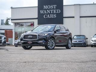 <div style=text-align: justify;><span style=font-size:14px;><span style=font-family:times new roman,times,serif;>This 2022 Infiniti QX50 has a CLEAN CARFAX with no accidents and is also a one owner Canadian (Ontario) lease return vehicle with Infiniti service records. High-value options included with this vehicle are; blind spot indicators, lane departure warning, adaptive cruise control, pre-collision, paddle shifters, black leather / heated / power seats, rear sensors, heated steering wheel. flat folding mirror, convenience entry, power tailgate, app connect, xenon headlights, back up camera, touchscreen, remote start, multifunction steering wheel, 19” alloy rims and fog lights, offering immense value.<br /> <br /><strong>A used set of tires is also available for purchase, please ask your sales representative for pricing.</strong><br /> <br />Why buy from us?<br /> <br />Most Wanted Cars is a place where customers send their family and friends. MWC offers the best financing options in Kitchener-Waterloo and the surrounding areas. Family-owned and operated, MWC has served customers since 1975 and is also DealerRater’s 2022 Provincial Winner for Used Car Dealers. MWC is also honoured to have an A+ standing on Better Business Bureau and a 4.8/5 customer satisfaction rating across all online platforms with over 1400 reviews. With two locations to serve you better, our inventory consists of over 150 used cars, trucks, vans, and SUVs.<br /> <br />Our main office is located at 1620 King Street East, Kitchener, Ontario. Please call us at 519-772-3040 or visit our website at www.mostwantedcars.ca to check out our full inventory list and complete an easy online finance application to get exclusive online preferred rates.<br /> <br />*Price listed is available to finance purchases only on approved credit. The price of the vehicle may differ from other forms of payment. Taxes and licensing are excluded from the price shown above*</span></span></div>