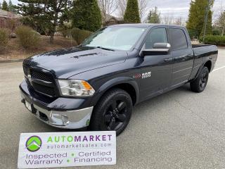 Used 2014 RAM 1500 SLT CREW 4X4 ECO-DEISEL WARRANTY FINANCING INSPECTED W/BCAA MBSHP ! for sale in Surrey, BC