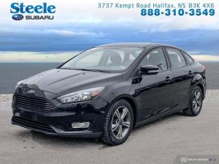 Recent Arrival! Black 2017 Ford Focus SE FWD 6-Speed Manual EcoBoost 1.0L I3 GTDi DOHC Turbocharged VCT Atlantic Canadas largest Subaru dealer.Alloy wheels, AM/FM radio: SiriusXM, Electronic Stability Control, Emergency communication system: 911 Assist, Exterior Parking Camera Rear, Fully automatic headlights, Steering wheel mounted audio controls, SYNC Communications & Entertainment System, Telescoping steering wheel, Tilt steering wheel.WE MAKE IT EASY!Reviews:* Focus ST owners tend to rave about performance, great ride quality thats expertly set between sporty and comfortable, a great shifter and clutch combination, the snarly engine note, good fuel economy, and solid feature content for the money. Steering and handling are also highly rated, as is the Sony stereo system. Source: autoTRADER.ca