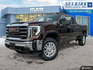 <b>Leather Seats, Apple CarPlay, Android Auto, LED Lights!</b>



Take on the most arduous of tasks with this incredibly potent 2024 GMC 2500HD.

This 2024 GMC 2500HD is highly configurable work truck that can haul a colossal amount of weight thanks to its potent drivetrain. This truck also offers amazing interior features that nestle occupants in comfort and luxury, with a great selection of tech features. For heavy-duty activities and even long-haul trips, the 2500HD is all the truck youll ever need.

This redwood metallic sought after diesel Crew Cab 4X4 pickup has a 10 speed automatic transmission and is powered by a 470HP 6.6L 8 Cylinder Engine.

Our Sierra 2500HDs trim level is SLT. Stepping up to this Sierra 2500HD SLT is a great choice as it comes loaded with luxurious features such as leather seats, power adjustable pedals with memory settings, a heavy-duty locking rear differential, signature LED lighting, a larger 8 inch touchscreen infotainment system with wireless Apple CarPlay, Android Auto and 4G LTE capability, stylish aluminum wheels, remote keyless entry and a remote engine start, a CornerStep rear bumper and cargo tie downs hooks with LED box lighting. Additionally, this truck also comes with a useful rear vision camera, leather wrapped steering wheel with audio controls, StabiliTrak, cruise control and a ProGrade trailering system with an integrated brake controller. This vehicle has been upgraded with the following features: Leather Seats, Power Pedals, Apple Carplay, Android Auto, Led Lights, Aluminum Wheels, Remote Start.


To apply right now for financing use this link : <a href=https://www.selkirkchevrolet.com/pre-qualify-for-financing/ target=_blank rel=noopener>https://www.selkirkchevrolet.com/pre-qualify-for-financing/</a>


Weve discounted this vehicle $4290. Incentives expire 2024-04-30. See dealer for details.

Selkirk Chevrolet Buick GMC Ltd carries an impressive selection of new and pre-owned cars, crossovers and SUVs. No matter what vehicle you might have in mind, weve got the perfect fit for you. If youre looking to lease your next vehicle or finance it, we have competitive specials for you. We also have an extensive collection of quality pre-owned and certified vehicles at affordable prices. Winnipeg GMC, Chevrolet and Buick shoppers can visit us in Selkirk for all their automotive needs today! We are located at 1010 MANITOBA AVE SELKIRK, MB R1A 3T7 or via phone at 866-735-5475 .
Come by and check out our fleet of 80+ used cars and trucks and 200+ new cars and trucks for sale in Selkirk. o~o