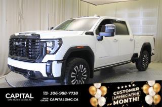 This 2024 GMC Sierra 2500HD in White Frost Tricoat is equipped with 4WD and Turbocharged Diesel V8 6.6L/ engine.Check out this vehicles pictures, features, options and specs, and let us know if you have any questions. Helping find the perfect vehicle FOR YOU is our only priority.P.S...Sometimes texting is easier. Text (or call) 306-988-7738 for fast answers at your fingertips!Dealer License #914248Disclaimer: All prices are plus taxes & include all cash credits & loyalties. See dealer for Details.