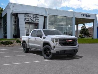 <b>Apple CarPlay,  Android Auto,  Cruise Control,  Rear View Camera,  Touch Screen!</b><br> <br>   With a bold profile and distinctive stance, this 2024 Sierra turns heads and makes a statement on the jobsite, out in town or wherever life leads you. <br> <br>This 2024 GMC Sierra 1500 stands out in the midsize pickup truck segment, with bold proportions that create a commanding stance on and off road. Next level comfort and technology is paired with its outstanding performance and capability. Inside, the Sierra 1500 supports you through rough terrain with expertly designed seats and robust suspension. This amazing 2024 Sierra 1500 is ready for whatever.<br> <br> This meteorite met ( Crew Cab 4X4 pickup   has an automatic transmission and is powered by a  355HP 5.3L 8 Cylinder Engine.<br> <br> Our Sierra 1500s trim level is Pro. This GMC Sierra 1500 Pro comes with some excellent features such as a 7 inch touchscreen display with Apple CarPlay and Android Auto, wireless streaming audio, cruise control and easy to clean rubber floors. Additionally, this pickup truck also comes with a locking tailgate, a rear vision camera, StabiliTrak, air conditioning and teen driver technology. This vehicle has been upgraded with the following features: Apple Carplay,  Android Auto,  Cruise Control,  Rear View Camera,  Touch Screen,  Streaming Audio,  Teen Driver.  This is a demonstrator vehicle driven by a member of our staff and has just 585 kms.<br><br> <br>To apply right now for financing use this link : <a href=https://www.taylorautomall.com/finance/apply-for-financing/ target=_blank>https://www.taylorautomall.com/finance/apply-for-financing/</a><br><br> <br/>    0% financing for 60 months. 2.49% financing for 84 months. <br> Buy this vehicle now for the lowest bi-weekly payment of <b>$420.47</b> with $0 down for 84 months @ 2.49% APR O.A.C. ( Plus applicable taxes -  Plus applicable fees   / Total Obligation of $76525  ).  Incentives expire 2024-05-31.  See dealer for details. <br> <br> <br>LEASING:<br><br>Estimated Lease Payment: $395 bi-weekly <br>Payment based on 6.5% lease financing for 48 months with $0 down payment on approved credit. Total obligation $41,182. Mileage allowance of 16,000 KM/year. Offer expires 2024-05-31.<br><br><br><br> Come by and check out our fleet of 80+ used cars and trucks and 150+ new cars and trucks for sale in Kingston.  o~o
