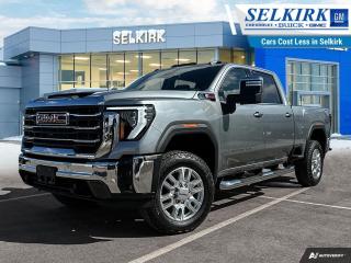 <b>Leather Seats, Apple CarPlay, Android Auto, LED Lights!</b>



Take on the most arduous of tasks with this incredibly potent 2024 GMC 2500HD.

This 2024 GMC 2500HD is highly configurable work truck that can haul a colossal amount of weight thanks to its potent drivetrain. This truck also offers amazing interior features that nestle occupants in comfort and luxury, with a great selection of tech features. For heavy-duty activities and even long-haul trips, the 2500HD is all the truck youll ever need.

This sterling metallic sought after diesel Crew Cab 4X4 pickup has a 10 speed automatic transmission and is powered by a 470HP 6.6L 8 Cylinder Engine.

Our Sierra 2500HDs trim level is SLT. Stepping up to this Sierra 2500HD SLT is a great choice as it comes loaded with luxurious features such as leather seats, power adjustable pedals with memory settings, a heavy-duty locking rear differential, signature LED lighting, a larger 8 inch touchscreen infotainment system with wireless Apple CarPlay, Android Auto and 4G LTE capability, stylish aluminum wheels, remote keyless entry and a remote engine start, a CornerStep rear bumper and cargo tie downs hooks with LED box lighting. Additionally, this truck also comes with a useful rear vision camera, leather wrapped steering wheel with audio controls, StabiliTrak, cruise control and a ProGrade trailering system with an integrated brake controller. This vehicle has been upgraded with the following features: Leather Seats, Power Pedals, Apple Carplay, Android Auto, Led Lights, Aluminum Wheels, Remote Start.


To apply right now for financing use this link : <a href=https://www.selkirkchevrolet.com/pre-qualify-for-financing/ target=_blank rel=noopener>https://www.selkirkchevrolet.com/pre-qualify-for-financing/</a>


Weve discounted this vehicle $4270. Incentives expire 2024-04-30. See dealer for details.

Selkirk Chevrolet Buick GMC Ltd carries an impressive selection of new and pre-owned cars, crossovers and SUVs. No matter what vehicle you might have in mind, weve got the perfect fit for you. If youre looking to lease your next vehicle or finance it, we have competitive specials for you. We also have an extensive collection of quality pre-owned and certified vehicles at affordable prices. Winnipeg GMC, Chevrolet and Buick shoppers can visit us in Selkirk for all their automotive needs today! We are located at 1010 MANITOBA AVE SELKIRK, MB R1A 3T7 or via phone at 866-735-5475 .
Come by and check out our fleet of 80+ used cars and trucks and 200+ new cars and trucks for sale in Selkirk. o~o