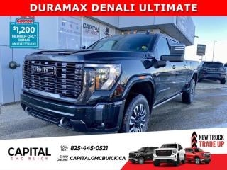 This ALL-NEW 2024 ULTIMATE DENALI HD 2500 is the new benchmark for LUXURY. Fully equipped with every option including Body Color Wheel Arch Moldings, Massaging Power Seats, Heated and Cooled Seats, Heads-Up Display, Adaptive Cruise, Rear Streaming Mirror, Signature Alpine Umber Interior, Vader Chrome, Duramax Engine, 360 Cam, Sunroof and so much more... CALL NOW and secure yours today..Ask for the Internet Department for more information or book your test drive today! Text (or call) 780-435-4000 for fast answers at your fingertips!Disclaimer: All prices are plus taxes & include all cash credits & loyalties. See dealer for details. AMVIC Licensed Dealer # B1044900