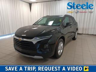 Our 2021 Chevrolet Blazer LT AWD in Black offers a bold, sophisticated design with performance to match! Motivated by a TurboCharged 2.0 Litre 4 Cylinder providing 227hp connected to a 9 Speed Automatic transmission to master every mile. This All Wheel Drive SUV is a fun-to-own adventure machine thats at home on the trail and the pavement alike, and it achieves approximately 8.0L/100km on the highway. Showing off an athletic stance and expressive sheet metal, our bold Blazer is detailed by LED lighting, a signature grille, roof rails, a power liftgate, and 18-inch alloy wheels. Take your place in our LT cabin to enjoy terrific comfort wherever you roam. It all starts with leather heated power front seats, a leather-wrapped steering wheel, dual-zone automatic climate control, and plenty of versatile cargo space. Load up and go, but stay connected, too, with an 8-inch touchscreen supported by Apple CarPlay, Android Auto, Bluetooth, WiFi compatibility, and a six-speaker sound system. Chevrolet adds smart technology like ABS, automatic braking, lane-keeping assistance, forward-collision warning, a blind-spot monitor, and an HD rear vision camera to keep you moving with peace of mind. Our Blazer delivers a blend of style and substance that will make your next drive anything but ordinary! Save this Page and Call for Availability. We Know You Will Enjoy Your Test Drive Towards Ownership! Steele Chevrolet Atlantic Canadas Premier Pre-Owned Super Center. Being a GM Certified Pre-Owned vehicle ensures this unit has been fully inspected fully detailed serviced up to date and brought up to Certified standards. Market value priced for immediate delivery and ready to roll so if this is your next new to your vehicle do not hesitate. Youve dealt with all the rest now get ready to deal with the BEST! Steele Chevrolet Buick GMC Cadillac (902) 434-4100 Metros Premier Credit Specialist Team Good/Bad/New Credit? Divorce? Self-Employed?