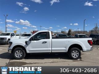 <b>FX4 Off-Road Package, 17 inch Aluminum Wheels, Spray-in Bedliner, Running Boards!</b><br> <br> <br> <br>Check out the large selection of new Fords at Tisdales today!<br> <br>  Smart engineering, impressive tech, and rugged styling make the F-150 hard to pass up. <br> <br>Just as you mould, strengthen and adapt to fit your lifestyle, the truck you own should do the same. The Ford F-150 puts productivity, practicality and reliability at the forefront, with a host of convenience and tech features as well as rock-solid build quality, ensuring that all of your day-to-day activities are a breeze. Theres one for the working warrior, the long hauler and the fanatic. No matter who you are and what you do with your truck, F-150 doesnt miss.<br> <br> This oxford white Regular Cab 4X4 pickup   has an automatic transmission and is powered by a  325HP 2.7L V6 Cylinder Engine.<br> <br> Our F-150s trim level is XL. This dependable do-it-all truck in the XL trim comes with great standard features such as class IV tow equipment with trailer sway control, remote keyless entry, cargo box lighting, and a 12-inch infotainment screen powered  by SYNC 4 featuring voice-activated navigation, SiriusXM satellite radio, Apple CarPlay, Android Auto and FordPass Connect 5G internet hotspot. Safety features also include blind spot detection, lane keep assist with lane departure warning, front and rear collision mitigation and automatic emergency braking. This vehicle has been upgraded with the following features: Fx4 Off-road Package, 17 Inch Aluminum Wheels, Spray-in Bedliner, Running Boards. <br><br> View the original window sticker for this vehicle with this url <b><a href=http://www.windowsticker.forddirect.com/windowsticker.pdf?vin=1FTMF1LP5RKD41457 target=_blank>http://www.windowsticker.forddirect.com/windowsticker.pdf?vin=1FTMF1LP5RKD41457</a></b>.<br> <br>To apply right now for financing use this link : <a href=http://www.tisdales.com/shopping-tools/apply-for-credit.html target=_blank>http://www.tisdales.com/shopping-tools/apply-for-credit.html</a><br><br> <br/>    3.99% financing for 84 months. <br> Buy this vehicle now for the lowest bi-weekly payment of <b>$379.13</b> with $0 down for 84 months @ 3.99% APR O.A.C. ( Plus applicable taxes -  $699 administration fee included in sale price.   ).  Incentives expire 2024-04-30.  See dealer for details. <br> <br>Tisdales is not your standard dealership. Sales consultants are available to discuss what vehicle would best suit the customer and their lifestyle, and if a certain vehicle isnt readily available on the lot, one will be brought in. o~o