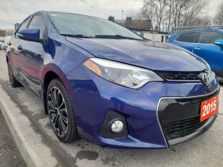 Used 2015 Toyota Corolla EXTRA CLEAN-SUNROOF-BK UP CAM-BLUETOOTH-AUX-ALLOYS for sale in Scarborough, ON