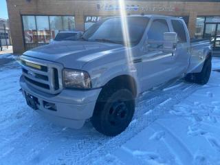 <br>*AS IS*2006 Ford F350 Diesel Lariat, a Great Heavy Duty Pick Up Truck !<br><br>This 2006 Ford F350 comes with a 6 LITRE 8 CYLINDER DIESEL MOTOR that puts out 325HP, 560FT. LBS. OF TORQUE.<br><br>Interior includes: LEATHER HEATED SEATS, SUNROOF, and a GREAT SOUNDING STEREO SYSTEM.<br><br>Well reviewed:  High payload and towing capacities along with a wide variety of configurations and special-edition models make the...Super Duty a viable option for those who need a hard-core pickup civilized enough for everyday use,  (edumunds.com).<br><br>INCLUDES BACK UP CAMERA !<br><br>8 FT BOX !<br><br>Comes complete with power locks, power windows, and keyless remote entry.<br><br>This vehicle is being sold as is, unfit and is not represented as being in road worthy condition, mechanically sound or maintained at any guaranteed level of quality. The vehicle may not be fit for use as a means of transportation and may require substantial repairs at the purchasers expense. It may not be possible to register the vehicle to be driven in its current condition.