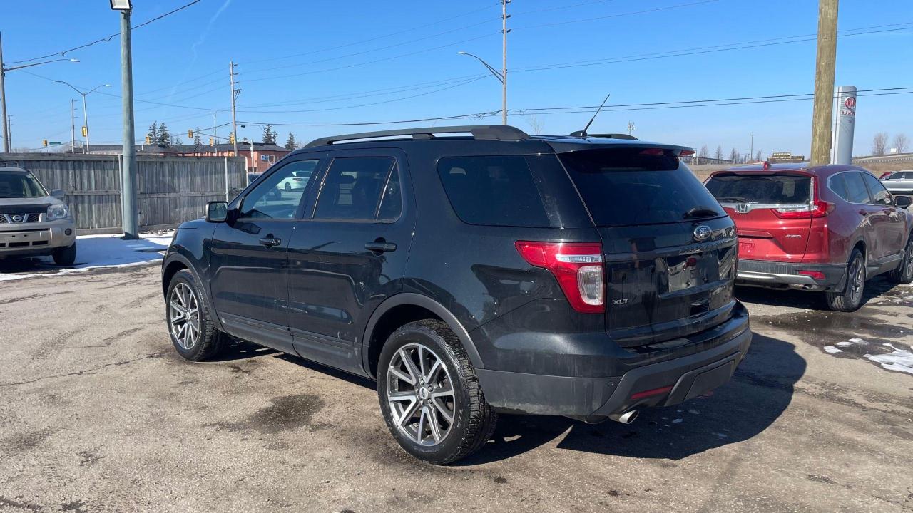 2015 Ford Explorer XLT*7 PASSENGER*SUNROOF*ALLOYS*4X4*BLACK*CERTIFIED - Photo #3