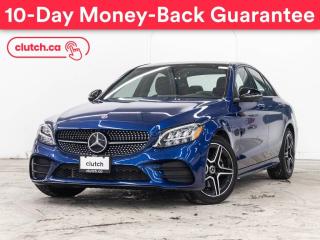 Used 2021 Mercedes-Benz C-Class C 300 4Matic AWD  w/ Apple CarPlay & Android Auto, Bluetooth, Nav for sale in Toronto, ON