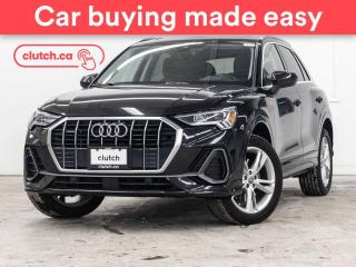 Used 2020 Audi Q3 Progressiv AWD w/ Apple CarPlay & Android Auto, Bluetooth, Nav for sale in Toronto, ON