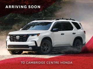 <p><strong>The 2025 Honda Pilot Touring: Conquer Every Mile In Rugged Style</strong></p>

<p>The Honda Pilot sets the stage for your journey with a powerful 3.5-litre, 24-valve, Direct Injection, DOHC, i-VTEC® V6 engine paired with a seamless 10-speed automatic transmission, offering Shift-by-Wire precision and steering wheel-mounted paddle shifters for an engaging driving experience.</p>

<p><strong>Power and Efficiency:</strong> Navigate any terrain with confidence, thanks to the Intelligent Variable Torque Management (i-VTM4) AWD system, Intelligent Traction Management System, and the efficient engine idle-stop feature, ensuring both stability and fuel efficiency for you and your passengers.</p>

<p><strong>Entertainment on the Go:</strong> Keep your passengers entertained with the Honda Blu-ray Rear Entertainment System, boasting a 9-inch display, integrated remote control, and wireless headset with personal surround sound. The HDMI® input jack and 115-volt power outlet offer versatility, connecting other devices to keep everyone engaged.</p>

<p><strong>Spacious Comfort for Eight:</strong> Enjoy the luxury of leather-trimmed seating for eight, ensuring ample room for all. Your passengers will relish the Tri-zone automatic climate control with an air-filtration system, heated and ventilated front seats, and heated second-row outboard seats.</p>

<p><strong>Advanced Navigation and Connectivity:</strong> Experience the convenience of the Honda Satellite-Linked Navigation System (GPS) with bilingual voice recognition, SiriusXM satellite radio, and seamless Apple CarPlay (Apple Auto) and Android Auto (Android Play) connectivity. Your smartphones key content is displayed on the Display Audio System with HondaLink, and Siri® Eyes Free compatibility is available for Apple users. The BOSE® Premium Sound System with 12 speakers, including a subwoofer, ensures an immersive audio experience.</p>

<p><strong>Key Features for Convenience:</strong> The proximity key entry system with pushbutton (push button) start streamlines your departure, while the remote engine starter ensures your Pilot is at the perfect temperature for every journey. Effortlessly navigate tight spots with the Pilot Tourings panoramic moonroof (sunroof) and body-coloured front and rear parking sensors. The auto-on/off projector-beam LED headlights, auto high beams, fog lights, and LED daytime running lights provide confident visibility.</p>

<p><strong>Safety First: </strong>Safety is paramount with the latest in Hondas safety technology, including Adaptive Cruise Control, Forward Collision Warning system, Collision Mitigation Braking system, Lane Departure Warning system, Rear Seat Reminder, Traffic Sign Recognition, Traffic Jam Assist, Vehicle Stability Assist, Lane Keeping Assist System and Road Departure Mitigation system, all designed to make your drive safer. For added peace of mind, the Blind Spot Information (BSI) system, Hill Start Assist and Rear Cross Traffic Monitor system keep an extra eye out for you.</p>

<p><em><strong>Premium paint charge of $300 is not included on all colours/models. </strong></em></p>

<p><span style=color:#ff0000><em><strong>Incoming factory order, available for sale.</strong></em></span></p>

<p>Experience the Difference at Cambridge Centre Honda! Why Test Drive Here? You choose: drive with a sales person or on your own, extended overnight and at home test drives available. Why Purchase Here? VIP Coupon Booklet: up to $1000 in service & other savings, FREE Ontario-Wide Delivery. Cambridge Centre Honda proudly serves customers from Cambridge, Kitchener, Waterloo, Brantford, Hamilton, Waterford, Brant, Woodstock, Paris, Branchton, Preston, Hespeler, Galt, Puslinch, Morriston, Roseville, Plattsville, New Hamburg, Baden, Tavistock, Stratford, Wellesley, St. Clements, St. Jacobs, Elmira, Breslau, Guelph, Fergus, Elora, Rockwood, Halton Hills, Georgetown, Milton and all across Ontario!</p>

<p></p>