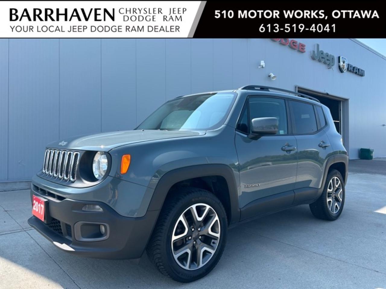 Used 2017 Jeep Renegade 4X4 North | Heated Seats | Clean Carfax! for sale in Ottawa, ON