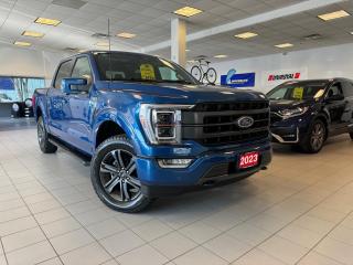 Used 2023 Ford F-150 Lariat FORD F-150 LARIAT SPORT PKGE IN IN ARTISAN BLUE METALLIC. CLEAN CARFAX! for sale in Toronto, ON