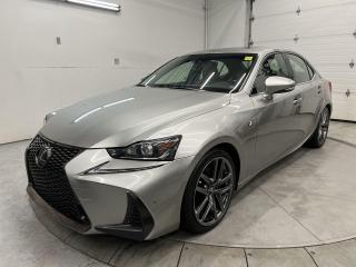 Used 2020 Lexus IS 350 FSPORT 2 AWD| RED LEATHER |SUNROOF |BLIND SPOT for sale in Ottawa, ON