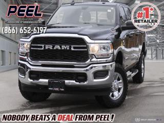 2019 Ram 2500 Tradesman Crew Cab | 6.7L Cummins Diesel | 4X4 | Off Road Group | Chrome Appearance Group | Tradesman Level 2 Equipment Group | Tonneau Cover | Spray in Bed Liner | Side Steps | Class V Hitch Receiver | Anti Spin Differential Rear Axle | 3.73 Rear Axle Ratio | Front 40/20/40 Bench Seat | Uconnect 3 w/ 5" Display | Rear Power Sliding Window

One Owner Clean Carfax

Introducing the robust 2019 Ram 2500 Tradesman Crew Cab 4x4, a powerhouse engineered to tackle the toughest tasks with ease. Beneath its rugged exterior lies a formidable 6.7L Cummins Diesel engine, ready to deliver unparalleled strength and performance. This heavy-duty workhorse is equipped with essential upgrades, including the Off Road Group for enhanced off-road capability, the Chrome Appearance Group for a touch of style, and the Tradesman Level 2 Equipment Group for added convenience and comfort. Despite its utilitarian nature, this truck doesnt compromise on functionality, featuring a tonneau cover, side steps, and a durable spray-in bed liner to protect your cargo. Towing is a breeze thanks to the Class V hitch receiver, anti-spin differential rear axle, and 3.73 rear axle ratio, ensuring optimal stability and control even when hauling heavy loads. Whether youre navigating rugged terrain or conquering the worksite, the 2019 Ram 2500 Tradesman is the ultimate companion for those who demand uncompromising performance and reliability.
______________________________________________________

We have a fantastic selection of freshly traded vehicles ready for anyone looking to SAVE BIG $$$!!! Over 7 acres and 1000 New & Used vehicles in inventory!

WE TAKE ALL TRADES & CREDIT. WE SHIP ANYWHERE IN CANADA! OUR TEAM IS READY TO SERVE YOU 7 DAYS! COME SEE WHY NOBODY BEATS A DEAL FROM PEEL! Your Source for ALL make and models used cars and trucks
______________________________________________________

*FREE CarFax (click the link above to check it out at no cost to you!)*

*FULLY CERTIFIED! (Have you seen some of these other dealers stating in their advertisements that certification is an additional fee? NOT HERE! Our certification is already included in our low sale prices to save you more!)

______________________________________________________

Have you followed us on YouTube, Instagram and TikTok yet? We have Monthly giveaways to Subscribers!

Serving, Toronto, Mississauga, Oakville, Hamilton, Niagara, Kingston, Oshawa, Ajax, Markham, Brampton, Barrie, Vaughan, Parry Sound, Sudbury, Sault Ste. Marie and Northern Ontario! We have nearly 1000 new and used vehicles available to choose from.

Peel Chrysler in Mississauga, Ontario serves and delivers to buyers from all corners of Ontario and Canada including Toronto, Oakville, North York, Richmond Hill, Ajax, Hamilton, Niagara Falls, Brampton, Thornhill, Scarborough, Vaughan, London, Windsor, Cambridge, Kitchener, Waterloo, Brantford, Sarnia, Pickering, Huntsville, Milton, Woodbridge, Maple, Aurora, Newmarket, Orangeville, Georgetown, Stouffville, Markham, North Bay, Sudbury, Barrie, Sault Ste. Marie, Parry Sound, Bracebridge, Gravenhurst, Oshawa, Ajax, Kingston, Innisfil and surrounding areas. On our website www.peelchrysler.com, you will find a vast selection of new vehicles including the new and used Ram 1500, 2500 and 3500. Chrysler Grand Caravan, Chrysler Pacifica, Jeep Cherokee, Wrangler and more. All vehicles are priced to sell. We deliver throughout Canada. website or call us 1-866-652-6197. 

All advertised prices are for cash sale only. Optional Finance and Lease terms are available. A Loan Processing Fee of $499 may apply to facilitate selected Finance or Lease options. If opting to trade an encumbered vehicle towards a purchase and require Peel Chrysler to facilitate a lien payout on your behalf, a Lien Payout Fee of $299 may apply. Contact us for details. Peel Chrysler Pre-Owned Vehicles come standard with only one key.