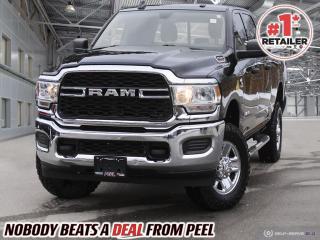 2019 Ram 2500 Tradesman Crew Cab | 6.7L Cummins Diesel | 4X4 | Off Road Group | Chrome Appearance Group | Tradesman Level 2 Equipment Group | Tonneau Cover | Spray in Bed Liner | Side Steps | Class V Hitch Receiver | Anti Spin Differential Rear Axle | 3.73 Rear Axle Ratio | Front 40/20/40 Bench Seat | Uconnect 3 w/ 5" Display | Rear Power Sliding Window

One Owner Clean Carfax

Introducing the robust 2019 Ram 2500 Tradesman Crew Cab 4x4, a powerhouse engineered to tackle the toughest tasks with ease. Beneath its rugged exterior lies a formidable 6.7L Cummins Diesel engine, ready to deliver unparalleled strength and performance. This heavy-duty workhorse is equipped with essential upgrades, including the Off Road Group for enhanced off-road capability, the Chrome Appearance Group for a touch of style, and the Tradesman Level 2 Equipment Group for added convenience and comfort. Despite its utilitarian nature, this truck doesnt compromise on functionality, featuring a tonneau cover, side steps, and a durable spray-in bed liner to protect your cargo. Towing is a breeze thanks to the Class V hitch receiver, anti-spin differential rear axle, and 3.73 rear axle ratio, ensuring optimal stability and control even when hauling heavy loads. Whether youre navigating rugged terrain or conquering the worksite, the 2019 Ram 2500 Tradesman is the ultimate companion for those who demand uncompromising performance and reliability.
______________________________________________________

We have a fantastic selection of freshly traded vehicles ready for anyone looking to SAVE BIG $$$!!! Over 7 acres and 1000 New & Used vehicles in inventory!

WE TAKE ALL TRADES & CREDIT. WE SHIP ANYWHERE IN CANADA! OUR TEAM IS READY TO SERVE YOU 7 DAYS! COME SEE WHY NOBODY BEATS A DEAL FROM PEEL! Your Source for ALL make and models used cars and trucks
______________________________________________________

*FREE CarFax (click the link above to check it out at no cost to you!)*

*FULLY CERTIFIED! (Have you seen some of these other dealers stating in their advertisements that certification is an additional fee? NOT HERE! Our certification is already included in our low sale prices to save you more!)

______________________________________________________

Have you followed us on YouTube, Instagram and TikTok yet? We have Monthly giveaways to Subscribers!

Serving, Toronto, Mississauga, Oakville, Hamilton, Niagara, Kingston, Oshawa, Ajax, Markham, Brampton, Barrie, Vaughan, Parry Sound, Sudbury, Sault Ste. Marie and Northern Ontario! We have nearly 1000 new and used vehicles available to choose from.

Peel Chrysler in Mississauga, Ontario serves and delivers to buyers from all corners of Ontario and Canada including Toronto, Oakville, North York, Richmond Hill, Ajax, Hamilton, Niagara Falls, Brampton, Thornhill, Scarborough, Vaughan, London, Windsor, Cambridge, Kitchener, Waterloo, Brantford, Sarnia, Pickering, Huntsville, Milton, Woodbridge, Maple, Aurora, Newmarket, Orangeville, Georgetown, Stouffville, Markham, North Bay, Sudbury, Barrie, Sault Ste. Marie, Parry Sound, Bracebridge, Gravenhurst, Oshawa, Ajax, Kingston, Innisfil and surrounding areas. On our website www.peelchrysler.com, you will find a vast selection of new vehicles including the new and used Ram 1500, 2500 and 3500. Chrysler Grand Caravan, Chrysler Pacifica, Jeep Cherokee, Wrangler and more. All vehicles are priced to sell. We deliver throughout Canada. website or call us 1-866-652-6197. 

All advertised prices are for cash sale only. Optional Finance and Lease terms are available. A Loan Processing Fee of $499 may apply to facilitate selected Finance or Lease options. If opting to trade an encumbered vehicle towards a purchase and require Peel Chrysler to facilitate a lien payout on your behalf, a Lien Payout Fee of $299 may apply. Contact us for details. Peel Chrysler Pre-Owned Vehicles come standard with only one key.