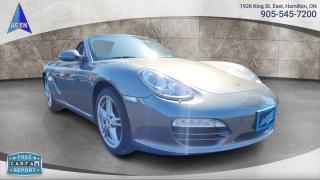 <p>2011 PORSCHE BOXSTER- AUTOMATIC TRANSMISSION DARK GREY- LOW KM- ONTARION VEHICLE- PRISTINE CONDITION- CLEAN CARFAX - BEAUTIFUL ROADSTER</p><p style=border: 0px solid #e5e7eb; box-sizing: border-box; --tw-translate-x: 0; --tw-translate-y: 0; --tw-rotate: 0; --tw-skew-x: 0; --tw-skew-y: 0; --tw-scale-x: 1; --tw-scale-y: 1; --tw-scroll-snap-strictness: proximity; --tw-ring-offset-width: 0px; --tw-ring-offset-color: #fff; --tw-ring-color: rgba(59,130,246,.5); --tw-ring-offset-shadow: 0 0 #0000; --tw-ring-shadow: 0 0 #0000; --tw-shadow: 0 0 #0000; --tw-shadow-colored: 0 0 #0000; margin: 0px; font-family: "", sans-serif;><span style=border: 0px solid #e5e7eb; box-sizing: border-box; --tw-translate-x: 0; --tw-translate-y: 0; --tw-rotate: 0; --tw-skew-x: 0; --tw-skew-y: 0; --tw-scale-x: 1; --tw-scale-y: 1; --tw-scroll-snap-strictness: proximity; --tw-ring-offset-width: 0px; --tw-ring-offset-color: #fff; --tw-ring-color: rgba(59,130,246,.5); --tw-ring-offset-shadow: 0 0 #0000; --tw-ring-shadow: 0 0 #0000; --tw-shadow: 0 0 #0000; --tw-shadow-colored: 0 0 #0000; font-weight: bolder;>*</span><span style=border: 0px solid #e5e7eb; box-sizing: border-box; --tw-translate-x: 0; --tw-translate-y: 0; --tw-rotate: 0; --tw-skew-x: 0; --tw-skew-y: 0; --tw-scale-x: 1; --tw-scale-y: 1; --tw-scroll-snap-strictness: proximity; --tw-ring-offset-width: 0px; --tw-ring-offset-color: #fff; --tw-ring-color: rgba(59,130,246,.5); --tw-ring-offset-shadow: 0 0 #0000; --tw-ring-shadow: 0 0 #0000; --tw-shadow: 0 0 #0000; --tw-shadow-colored: 0 0 #0000; font-weight: bolder;>****Price + HST + Licensing( No extra fees, no haggle price) ****</span></p><p style=border: 0px solid #e5e7eb; box-sizing: border-box; --tw-translate-x: 0; --tw-translate-y: 0; --tw-rotate: 0; --tw-skew-x: 0; --tw-skew-y: 0; --tw-scale-x: 1; --tw-scale-y: 1; --tw-scroll-snap-strictness: proximity; --tw-ring-offset-width: 0px; --tw-ring-offset-color: #fff; --tw-ring-color: rgba(59,130,246,.5); --tw-ring-offset-shadow: 0 0 #0000; --tw-ring-shadow: 0 0 #0000; --tw-shadow: 0 0 #0000; --tw-shadow-colored: 0 0 #0000; margin: 0px; font-family: "", sans-serif;>Carfax report are provided with every vehicle at not extra charge!</p><p style=border: 0px solid #e5e7eb; box-sizing: border-box; --tw-translate-x: 0; --tw-translate-y: 0; --tw-rotate: 0; --tw-skew-x: 0; --tw-skew-y: 0; --tw-scale-x: 1; --tw-scale-y: 1; --tw-scroll-snap-strictness: proximity; --tw-ring-offset-width: 0px; --tw-ring-offset-color: #fff; --tw-ring-color: rgba(59,130,246,.5); --tw-ring-offset-shadow: 0 0 #0000; --tw-ring-shadow: 0 0 #0000; --tw-shadow: 0 0 #0000; --tw-shadow-colored: 0 0 #0000; margin: 0px; font-family: "", sans-serif;><span style=border: 0px solid #e5e7eb; box-sizing: border-box; --tw-translate-x: 0; --tw-translate-y: 0; --tw-rotate: 0; --tw-skew-x: 0; --tw-skew-y: 0; --tw-scale-x: 1; --tw-scale-y: 1; --tw-scroll-snap-strictness: proximity; --tw-ring-offset-width: 0px; --tw-ring-offset-color: #fff; --tw-ring-color: rgba(59,130,246,.5); --tw-ring-offset-shadow: 0 0 #0000; --tw-ring-shadow: 0 0 #0000; --tw-shadow: 0 0 #0000; --tw-shadow-colored: 0 0 #0000; font-weight: bolder;>Customer Satisfaction is Our First Priority! Lowest price policy in effect !</span></p><p style=border: 0px solid #e5e7eb; box-sizing: border-box; --tw-translate-x: 0; --tw-translate-y: 0; --tw-rotate: 0; --tw-skew-x: 0; --tw-skew-y: 0; --tw-scale-x: 1; --tw-scale-y: 1; --tw-scroll-snap-strictness: proximity; --tw-ring-offset-width: 0px; --tw-ring-offset-color: #fff; --tw-ring-color: rgba(59,130,246,.5); --tw-ring-offset-shadow: 0 0 #0000; --tw-ring-shadow: 0 0 #0000; --tw-shadow: 0 0 #0000; --tw-shadow-colored: 0 0 #0000; margin: 0px; font-family: "", sans-serif;>Financing is available for vehicles of 10 years old or less!</p><p style=border: 0px solid #e5e7eb; box-sizing: border-box; --tw-translate-x: 0; --tw-translate-y: 0; --tw-rotate: 0; --tw-skew-x: 0; --tw-skew-y: 0; --tw-scale-x: 1; --tw-scale-y: 1; --tw-scroll-snap-strictness: proximity; --tw-ring-offset-width: 0px; --tw-ring-offset-color: #fff; --tw-ring-color: rgba(59,130,246,.5); --tw-ring-offset-shadow: 0 0 #0000; --tw-ring-shadow: 0 0 #0000; --tw-shadow: 0 0 #0000; --tw-shadow-colored: 0 0 #0000; margin: 0px; font-family: "", sans-serif;>All vehicles come certified with 30 days powertrain guarantee included.</p><p style=border: 0px solid #e5e7eb; box-sizing: border-box; --tw-translate-x: 0; --tw-translate-y: 0; --tw-rotate: 0; --tw-skew-x: 0; --tw-skew-y: 0; --tw-scale-x: 1; --tw-scale-y: 1; --tw-scroll-snap-strictness: proximity; --tw-ring-offset-width: 0px; --tw-ring-offset-color: #fff; --tw-ring-color: rgba(59,130,246,.5); --tw-ring-offset-shadow: 0 0 #0000; --tw-ring-shadow: 0 0 #0000; --tw-shadow: 0 0 #0000; --tw-shadow-colored: 0 0 #0000; margin: 0px; font-family: "", sans-serif;>Extended Warranty available up to 3 year Call us for more information and to book and appointment!</p><p style=border: 0px solid #e5e7eb; box-sizing: border-box; --tw-translate-x: 0; --tw-translate-y: 0; --tw-rotate: 0; --tw-skew-x: 0; --tw-skew-y: 0; --tw-scale-x: 1; --tw-scale-y: 1; --tw-scroll-snap-strictness: proximity; --tw-ring-offset-width: 0px; --tw-ring-offset-color: #fff; --tw-ring-color: rgba(59,130,246,.5); --tw-ring-offset-shadow: 0 0 #0000; --tw-ring-shadow: 0 0 #0000; --tw-shadow: 0 0 #0000; --tw-shadow-colored: 0 0 #0000; margin: 0px; font-family: "", sans-serif;>ACEN MOTORS INC - Pre- owned vehicles come standard with one key, if we received more than one key from the previous owner, we include then, additional keys may be purchased at the time of the sale! Serving Hamilton, Ancaster, Stoney Creek, Binbrook, Grimsby, London, St. Catharines, Burlington, Mississauga, Toronto and other provinces for over 18 years.</p><p style=border: 0px solid #e5e7eb; box-sizing: border-box; --tw-translate-x: 0; --tw-translate-y: 0; --tw-rotate: 0; --tw-skew-x: 0; --tw-skew-y: 0; --tw-scale-x: 1; --tw-scale-y: 1; --tw-scroll-snap-strictness: proximity; --tw-ring-offset-width: 0px; --tw-ring-offset-color: #fff; --tw-ring-color: rgba(59,130,246,.5); --tw-ring-offset-shadow: 0 0 #0000; --tw-ring-shadow: 0 0 #0000; --tw-shadow: 0 0 #0000; --tw-shadow-colored: 0 0 #0000; margin: 0px; font-family: "", sans-serif;>Visit us online : www. acenmotors.com</p><p style=border: 0px solid #e5e7eb; box-sizing: border-box; --tw-translate-x: 0; --tw-translate-y: 0; --tw-rotate: 0; --tw-skew-x: 0; --tw-skew-y: 0; --tw-scale-x: 1; --tw-scale-y: 1; --tw-scroll-snap-strictness: proximity; --tw-ring-offset-width: 0px; --tw-ring-offset-color: #fff; --tw-ring-color: rgba(59,130,246,.5); --tw-ring-offset-shadow: 0 0 #0000; --tw-ring-shadow: 0 0 #0000; --tw-shadow: 0 0 #0000; --tw-shadow-colored: 0 0 #0000; margin: 0px; font-family: "", sans-serif;>ACEN MOTORS INC. 1926 KING ST. EAST. Hamilton - On L8K 1W1 CONTACT US AT 905- 545-7200</p>