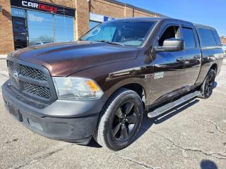 <p><span>2015 DODGE RAM 1500 QUAD CAB 104.5 TRADESMAN</span><span>, 4 WHEEL DRIVE (AWD), ONLY 257</span><span>K! FULLY LOADED! AUTOMATIC, LEATHER INTERIOR, </span><span>POWER WINDOWS, POWER LOCKS, <span>BLUETOOTH,<span> </span></span></span><span>RADIO, KEY-LESS ENTRY, REMOTE START, ALLOY RIMS, CLEAN CARFAX REPORT (WILL PROVIDE CARFAX REPORT), <span>ONTARIO VEHICLE, </span></span><span>EXCELLENT CONDITION VEHICLE SOLD AS IS,.</span></p><p><span><br></span></p><p><span>The motorvehicle sold under this contract is being sold as-is and is not representedas being in road worthy condition, mechanically sound or maintained at anyguaranteed level of quality. The vehicle may not be fit for use as a means oftransportation and may require substantial repairs at the purchasers expense.It may not be possible to register the vehicle to be driven in its currentcondition.<br></span></p><p> <br></p><p><span>CALL AT 416-505-3554<span id=jodit-selection_marker_1713321228174_6322716875150809 data-jodit-selection_marker=start style=line-height: 0; display: none;></span></span><br></p><p> <br></p><p>VISIT US AT WWW.RAHMANMOTORS.COM</p><p> <br></p><p>RAHMAN MOTORS</p><p>1000 DUNDAS ST EAST.</p><p>MISSISSAUGA, L4Y2B8</p><p> <br></p><p>**PLEASE CALL IN ADVANCE TO CHECK AVAILABILITY**</p>