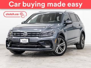 Used 2019 Volkswagen Tiguan Highline R-Line AWD w/ Apple CarPlay & Android Auto, Adaptive Cruise, Nav for sale in Toronto, ON