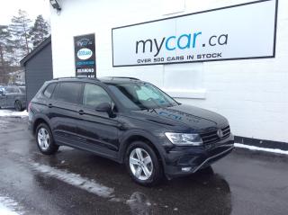 Used 2019 Volkswagen Tiguan Comfortline MOONROOF. BACKUP CAM. HEATED SEATS. LEATHER. NAV. PWR SEATS. ALLOYS. A/C. CRUISE. KEYLESS ENTRY. PWR for sale in North Bay, ON