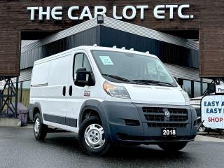 Used 2018 RAM 1500 ProMaster Low Roof BACK UP CAM, NAV, SIRIUS XM, CRUISE CONTROL, VOICE CONTROL!! for sale in Sudbury, ON