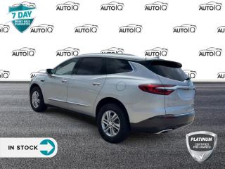 Recent Arrival!<br><br><br>| One Owner, | No Accidents, | Apple CarPlay/Android Auto, | Non-Smoker, LOCAL TRADE, AWD, 120-Volt Power Outlet, 18 Painted Aluminum Wheels, 3rd Row 60/40 Power Fold Split-Bench, 7-Passenger Seating, Apple CarPlay/Android Auto, Auto High-beam Headlights, Auto tilt-away steering wheel, Auto-dimming door mirrors, Auto-dimming Rear-View mirror, Automatic Heated Steering Wheel, Bose Performance-Enhanced Premium 10-Speaker Syst, Brake assist, Compass, Delay-off headlights, Driver 4-Way Power Lumbar Seat Adjuster, Electronic Stability Control, Four wheel independent suspension, Front Bucket Seats, Front dual zone A/C, Front Passenger 4-Way Power Lumbar Seat Adjuster, Fully automatic headlights, HD Radio, Heated 2nd Row Outboard Seats, Heated Driver & Front Passenger Seats, Heated steering wheel, Illuminated entry, Leather steering wheel, Memory Package, Memory seat, Navigation System, Outside Heated Power-Adjustable Mirrors, Overhead console, Perforated Leather-Appointed Seat Trim, Power Liftgate, Power Tilt & Telescopic Steering Column, Premium Package, Rear air conditioning, Rear window defroster, Remote keyless entry, Security system, Speed control, Speed-sensing steering, Steering wheel memory, Steering wheel mounted audio controls, Telescoping steering wheel, Tilt steering wheel, Traction control, Turn signal indicator mirrors, Ventilated Driver & Front Passenger Seats.<br><br>Premium Group 3.6L V6 SIDI VVT AWD 9-Speed Automatic<br><br><br>Service records available here at the dealership.<br><br>Reviews:<br>  * Buick Enclave owners often rave about the creamy-smooth ride and powertrain, especially relating to Enclave Avenir models. A wide range of highly relevant tech is also appreciated by many owners. Source: autoTRADER.ca<p> </p>

<h4>PLATINUM CERTIFIED PRE-OWNED VEHICLE</h4>

<p>36-point Provincial Safety Inspection<br />
172-point inspection combined mechanical, aesthetic, functional inspection including a vehicle report card<br />
Warranty: 90-days or 5,000 KM on inspected mechanical items, factory extended options eligible for warranty up to 200,000 KM<br />
Complimentary CARFAX Vehicle History Report<br />
3X Provincial safety standard for tire tread depth<br />
3X Provincial safety standard for brake pad thickness<br />
7 Day Money Back Guarantee*<br />
Market Value Report provided<br />
Guaranteed 2 keys/key fobs and door code (if equipped)<br />
Equipped vehicles include a complimentary 3 month Sirius satellite radio subscription!<br />
Complimentary full interior detailing and carpet shampoo<br />
Paintless dent repair and/or touch-ups for applicable body panels<br />
Vehicle scanned for open recall notifications from manufacturer</p>

<p>SPECIAL NOTE: This vehicle is reserved for AutoIQs retail customers only. Please, no dealer calls. Errors & omissions excepted.</p>

<p>*As-traded, specialty or high-performance vehicles are excluded from the 7-Day Money Back Guarantee Program (including, but not limited to Ford Shelby, Ford mustang GT, Ford Raptor, Chevrolet Corvette, Camaro 2SS, Camaro ZL1, V-Series Cadillac, Dodge/Jeep SRT, Hyundai N Line, all electric models)</p>

<p>INSGMT</p>