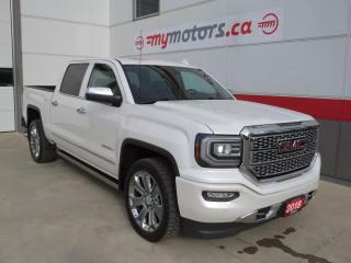 Used 2018 GMC Sierra 1500 Denali (**4X4**ALLOY WHEELS**FOG LIGHTS**LEATHER**POWER DRIVERS/PASSENGERS SEAT**DUAL CLIMATE CONTROL**SUNROOF**BOXLINER**BOSE SPEAKERS**MEMORY DRIVERS SEAT**AUTO HEADLIGHTS**NAVIGATION**BACKUP CAMERA**HEATED/VENTILATED SEATS**PARKING SENSORS**LANE DEPART for sale in Tillsonburg, ON
