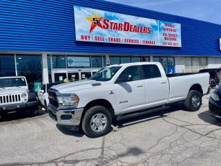 DIESEL CUMMING 6.7L Big Horn 4x4 Crew Cab 8 Box WE FINANCE ALL CREDIT! 500+ VEHICLES IN STOCK
Instant Financing Approvals CALL OR TEXT 519+702+8888! Our Team will secure the Best Interest Rate from over 30 Auto Financing Lenders that can get you APPROVED! We also have access to in-house financing and leasing to help restore your credit.

6-SPEED AUTOMATIC TRANSMISSION  $2,155 

ENGINE 6 CYL TURBO DIESEL CUMMING 6.7L   $7,295 

DIESEL EXHAUST BRAKE SALT CATALYTIC REDUCT SYST (UREA) WINTER GRILLE COVER TOW HOOKS

RTE/HORSE RTE TIRES LT275/70R18E LCB  $350 
GVWR: 4,490 KG (9,900 LB)

Financing available for all credit types! Whether you have Great Credit, No Credit, Slow Credit, Bad Credit, Been Bankrupt, On Disability, Or on a Pension,  for your car loan Guaranteed! For Your No Hassle, Same Day Auto Financing Approvals CALL OR TEXT 519+702+8888.
$0 down options available with low monthly payments! At times a down payment may be required for financing. Apply with Confidence at https://www.5stardealer.ca/finance-application/ Looking to just sell your vehicle? WE BUY EVERYTHING EVEN IF YOU DONT BUY OURS: https://www.5stardealer.ca/instant-cash-offer/
The price of the vehicle includes a $480 administration charge. HST and Licensing costs are extra.
*Standard Equipment is the default equipment supplied for the Make and Model of this vehicle but may not represent the final vehicle with additional/altered or fewer equipment options.