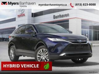 <b>Low Mileage, Sunroof,  Heads-Up Display,  Cooled Seats,  Wireless Charging,  Premium Audio!</b><br> <br>  Compare at $52934 - Our Live Market Price is just $50898! <br> <br>   Turn heads with this 2023 Toyota Venza, featuring bold and striking design with endless practicality. This  2023 Toyota Venza is for sale today in Ottawa. <br> <br>This 2023 Venza is timeless SUV that was built to elevate your commute with a refined exterior and luxurious interior. More than a luxury SUV, this Venza is more efficient, safer and entertaining than any previous hybrid SUV. All that, plus the next generation of Toyotas hybrid technology means this 2023 Venza Hybrid is a reflection of your very best self. This low mileage  SUV has just 3,511 kms. Its  blueprint in colour  . It has an automatic transmission and is powered by a  219HP 2.5L 4 Cylinder Engine. <br> <br> Our Venzas trim level is Limited. This top of the line Venza Limited is ready to be your next family hauler with premium aluminum wheels, heated and ventilated front seats wrapped in premium SofTex material, a massive 12.3 inch color touchscreen that features navigation, Apple CarPlay and Android Auto, SiriusXM, a wireless charging pad and a premium JBL 9 speaker audio system! This ultra well equipped SUV also features a power sunroof, heads up display, a digital rear view mirror, illuminated LED entry lights, a power rear liftgate, remote engine start, LED headlamps and a heated leather steering wheel. Additional safety features include a 360 degree birds eye view camera, Toyota Safety Sense 2.0, lane keeping assist and lane departure warning, forward and rear collision warning with parking assist sensors plus blind spot detection and rear cross-traffic alert. This vehicle has been upgraded with the following features: Sunroof,  Heads-up Display,  Cooled Seats,  Wireless Charging,  Premium Audio,  360 Camera,  Heated Seats. <br> <br>To apply right now for financing use this link : <a href=https://www.myersbarrhaventoyota.ca/quick-approval/ target=_blank>https://www.myersbarrhaventoyota.ca/quick-approval/</a><br><br> <br/><br>At Myers Barrhaven Toyota we pride ourselves in offering highly desirable pre-owned vehicles. We truly hand pick all our vehicles to offer only the best vehicles to our customers. No two used cars are alike, this is why we have our trained Toyota technicians highly scrutinize all our trade ins and purchases to ensure we can put the Myers seal of approval. Every year we evaluate 1000s of vehicles and only 10-15% meet the Myers Barrhaven Toyota standards. At the end of the day we have mutual interest in selling only the best as we back all our pre-owned vehicles with the Myers *LIFETIME ENGINE TRANSMISSION warranty. Thats right *LIFETIME ENGINE TRANSMISSION warranty, were in this together! If we dont have what youre looking for not to worry, our experienced buyer can help you find the car of your dreams! Ever heard of getting top dollar for your trade but not really sure if you were? Here we leave nothing to chance, every trade-in we appraise goes up onto a live online auction and we get buyers coast to coast and in the USA trying to bid for your trade. This means we simultaneously expose your car to 1000s of buyers to get you top trade in value. <br>We service all makes and models in our new state of the art facility where you can enjoy the convenience of our onsite restaurant, service loaners, shuttle van, free Wi-Fi, Enterprise Rent-A-Car, on-site tire storage and complementary drink. Come see why many Toyota owners are making the switch to Myers Barrhaven Toyota. <br>*LIFETIME ENGINE TRANSMISSION WARRANTY NOT AVAILABLE ON VEHICLES WITH KMS EXCEEDING 140,000KM, VEHICLES 8 YEARS & OLDER, OR HIGHLINE BRAND VEHICLE(eg. BMW, INFINITI. CADILLAC, LEXUS...) o~o