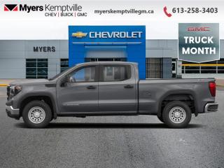 <b>Premium Package, Max Trailering Package, 6-inch Assist Steps!</b><br> <br> <br> <br>At Myers, we believe in giving our customers the power of choice. When you choose to shop with a Myers Auto Group dealership, you dont just have access to one inventory, youve got the purchasing power of an entire auto group behind you!<br> <br>  Astoundingly advanced and exceedingly premium, this 2024 GMC Sierra 1500 is designed for pickup excellence. <br> <br>This 2024 GMC Sierra 1500 stands out in the midsize pickup truck segment, with bold proportions that create a commanding stance on and off road. Next level comfort and technology is paired with its outstanding performance and capability. Inside, the Sierra 1500 supports you through rough terrain with expertly designed seats and robust suspension. This amazing 2024 Sierra 1500 is ready for whatever.<br> <br> This thunderstrm gre Crew Cab 4X4 pickup   has an automatic transmission and is powered by a  355HP 5.3L 8 Cylinder Engine.<br> <br> Our Sierra 1500s trim level is Elevation. Upgrading to this GMC Sierra 1500 Elevation is a great choice as it comes loaded with a monochromatic exterior featuring a black gloss grille and unique aluminum wheels, a massive 13.4 inch touchscreen display with wireless Apple CarPlay and Android Auto, wireless streaming audio, SiriusXM, plus a 4G LTE hotspot. Additionally, this pickup truck also features IntelliBeam LED headlights, remote engine start, forward collision warning and lane keep assist, a trailer-tow package, LED cargo area lighting, teen driver technology plus so much more! This vehicle has been upgraded with the following features: Premium Package, Max Trailering Package, 6-inch Assist Steps. <br><br> <br>To apply right now for financing use this link : <a href=https://www.myerskemptvillegm.ca/finance/ target=_blank>https://www.myerskemptvillegm.ca/finance/</a><br><br> <br/>    Incentives expire 2024-04-30.  See dealer for details. <br> <br>Your journey to better driving experiences begins in our inventory, where youll find a stunning selection of brand-new Chevrolet, Buick, and GMC models. If youre looking to get additional luxuries at a wallet-friendly price, dont just pick pre-owned -- choose from our selection of over 300 Myers Approved used vehicles! Our incredible sales team will match you with the car, truck, or SUV thats got everything youre looking for, and much more. o~o