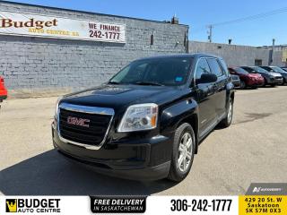 <b>Rear View Camera,  Remote Keyless Entry,  Bluetooth,  A/C,  Touch Screen!</b><br> <br>    Every inch of the expansive cabin is put to use. Maximal functionality is complemented by the richness of premium materials. This  2016 GMC Terrain is for sale today. <br> <br>The 2016 GMC Terrain is the perfect combination of excellent styling, utility and efficiency. For 2016, the Terrains bold design has been updated and features a new hood design, redesigned front and rear fascia with chrome accents, new LED running lamps and a new 3-bar grille design that is distinctively GMC. Every Terrain is built with precision and distinguishing features, which are a true testament to the craftsmanship and detail that goes into every GMC. This  SUV has 129,387 kms. Its  black in colour  . It has a 6 speed automatic transmission and is powered by a  182HP 2.4L 4 Cylinder Engine.  It may have some remaining factory warranty, please check with dealer for details. <br> <br> Our Terrains trim level is SLE. This impressive Terrain SLE comes with stylish aluminum wheels, bluetooth connectivity for your smart phone, SiriusXM radio, remote keyless entry, a rear vision camera, air conditioning, Stabilitrak and a 7 inch colour touch screen entertainment system.  This vehicle has been upgraded with the following features: Rear View Camera,  Remote Keyless Entry,  Bluetooth,  A/c,  Touch Screen. <br> <br>To apply right now for financing use this link : <a href=https://www.budgetautocentre.com/used-cars-saskatoon-financing/ target=_blank>https://www.budgetautocentre.com/used-cars-saskatoon-financing/</a><br><br> <br/><br> Buy this vehicle now for the lowest bi-weekly payment of <b>$100.96</b> with $0 down for 84 months @ 5.99% APR O.A.C. ( Plus applicable taxes -  Plus applicable fees   ).  See dealer for details. <br> <br><br> Budget Auto Centre has been a trusted name in the Automotive industry for over 40 years. We have built our reputation on trust and quality service. With long standing relationships with our customers, you can trust us for advice and assistance on all your automotive needs. </br>

<br> With our Credit Repair program, and over 250+ well-priced used vehicles in stock, youll drive home happy. We are driven to ensure the best in customer satisfaction and look forward working with you. </br> o~o